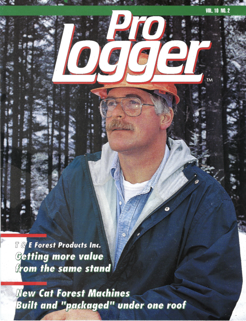 Jim Dickerson on cover of Pro Logger